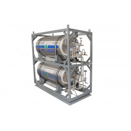 Сборка из горизонтальных криоцилиндров ГХК-1.0