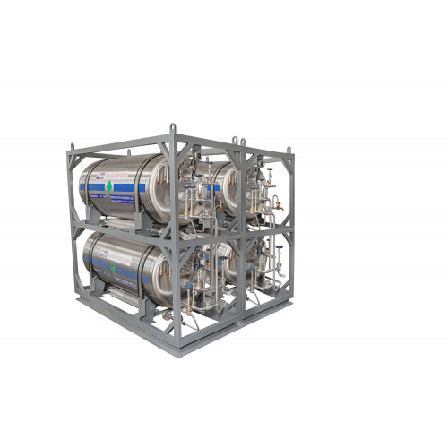 Сборка из горизонтальных криоцилиндров ГХК-2.0