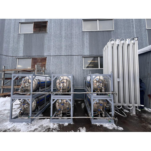 Сборка из горизонтальных криоцилиндров ГХК-3.0