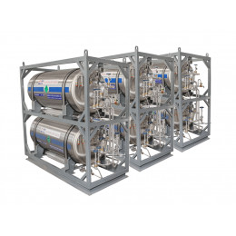 Сборка из горизонтальных криоцилиндров ГХК-3.0