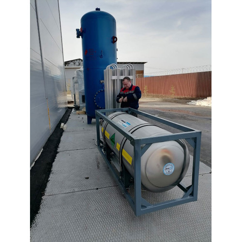 Горизонтальный криобак ГХК-0,5-1,6