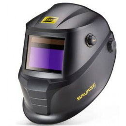 Маска сварщика SAVAGE A40 9-13 Черная, сменные батареи