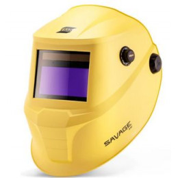 Маска сварщика SAVAGE A40 9-13 Желтая, сменные батареи