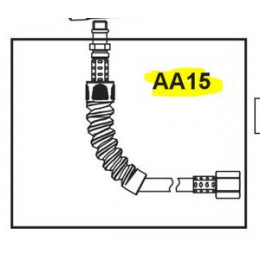 Газовый шланг M12x1.0-0.5M AA15