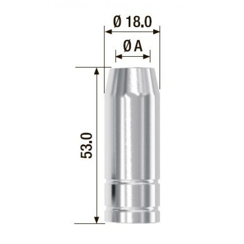 FUBAG Газовое сопло D= 10.5 мм FB 150 (5 шт.)