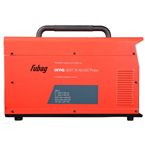 FUBAG Инвертор сварочный INTIG 320 T W AC/DC PULSE (31455) с горелкой FB TIG 18 5P 4m (38463), модулем охлаждения и тележкой