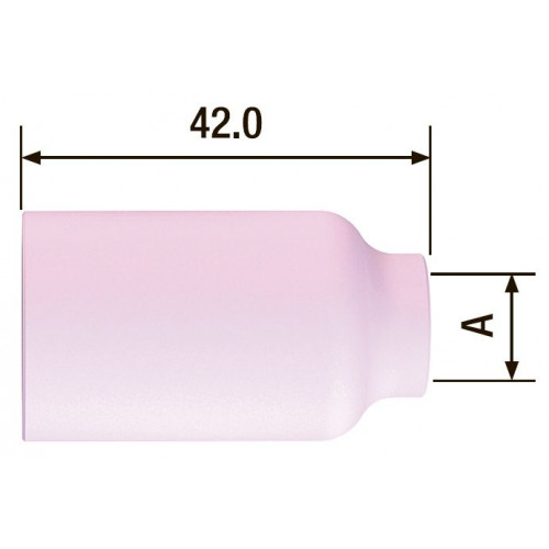 FUBAG Сопло керамическое  для газовой линзы №8 ф12.5 FB TIG 17-18-26 (10 шт.)