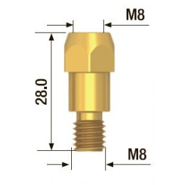 FUBAG Адаптер контактного наконечника M8*28 мм (5 шт.)