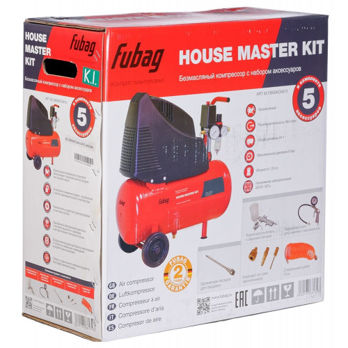 FUBAG Компрессор HOUSE MASTER KIT+ 5 предметов