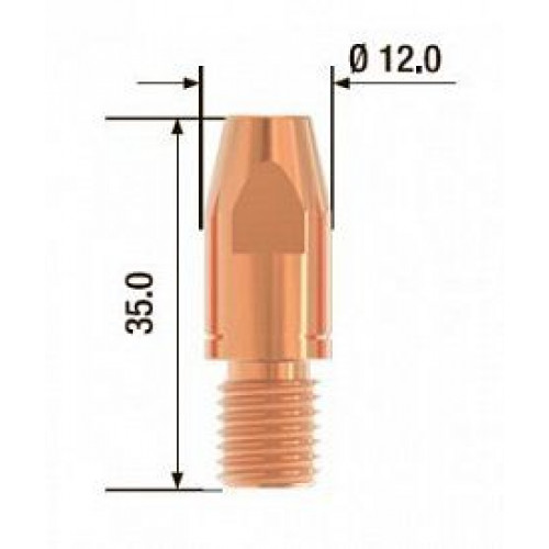 Контактный наконечник Fubag (M10х35мм, CuCrZr, D=1.6мм, блистер 10 шт.)