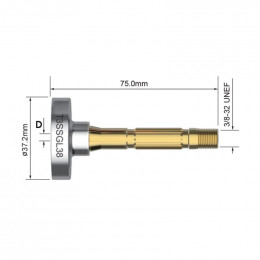 Корпус цанги PARKER Super Series 38 для T3/T5W (d=3.2 мм, газ.линза, упаковка 2 шт.)