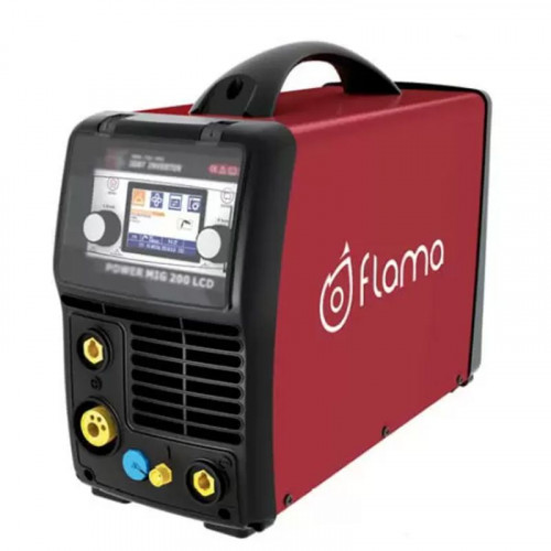 Сварочный полуавтомат ET-Welding (Flama) POWER MIG 200 LCD (220В, 10-200А, цифр. дисплей, без горелки)