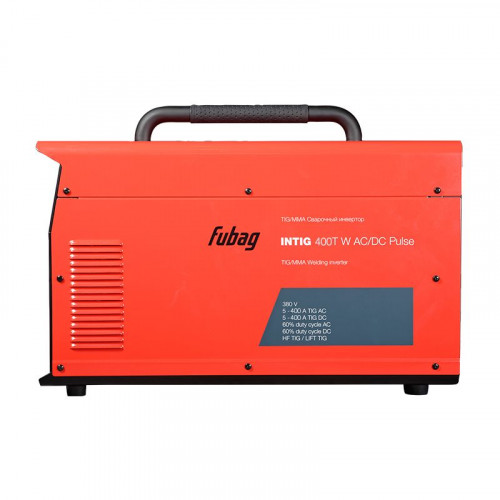 Аппарат аргонодуговой FUBAG INTIG 400 T W AC/DC PULSE (горелка FB TIG 450W 4м, переходник 5pin, БЖО Cool 70, тележка)