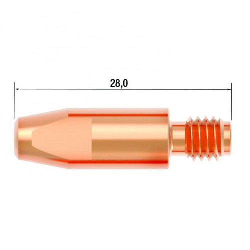 Контактный наконечник Fubag (M6х28 мм, CuCrZr, d=0.8 мм, 25 шт.)