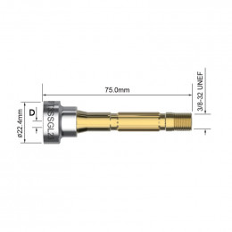 Корпус цанги PARKER Super Series 23 для T3/T5W (d=3.2 мм, газ.линза, упаковка 2 шт.)