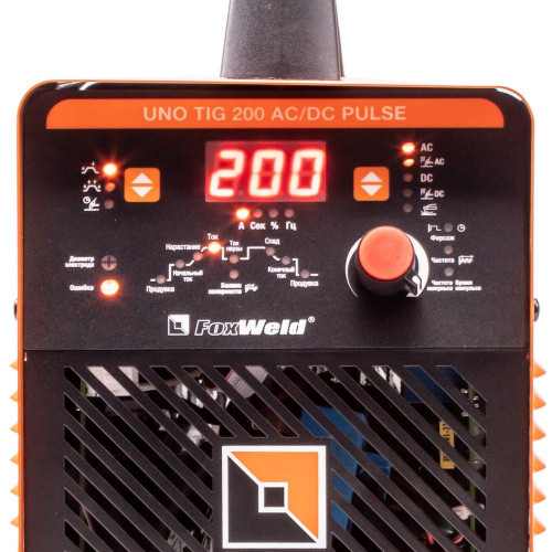 Аргонодуговой аппарат FoxWeld UNO TIG 200 AC/DC Pulse (синергетика)