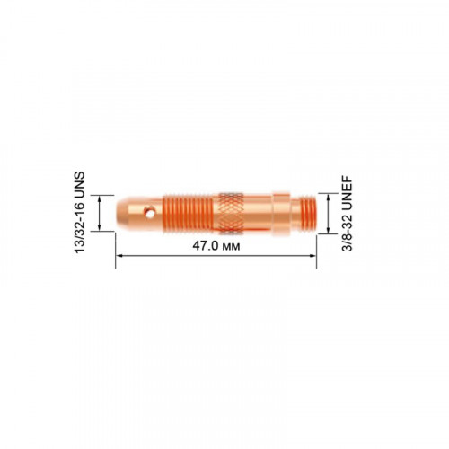 Держатель цанги Parker (d=0.5x47.0 мм, 13/32-16 UNS / 3/8-32 UNEF, упаковка 5 шт.)