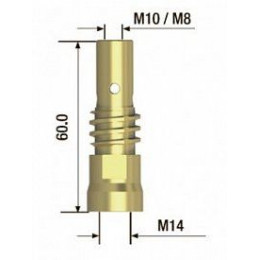 Держатель наконечника Fubag (M8х65мм, 5шт.)