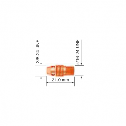 Корпус цанги для горелки PARKER SGT 9/20 (1.0x21.0 мм )