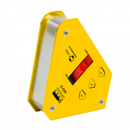 Угольник магнитный КЕДР МО-3 (отключаемый, до 13 кг, угол 45°, 90°, 135°)