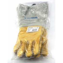 Краги сварочные FoxWeld "Защита" (спилковые, водоотталкивающие)