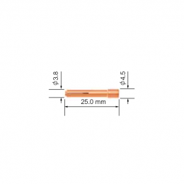 Цанга зажимная для горелки PARKER SGT 9/20 (2.0x25.0 мм)