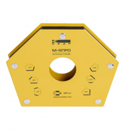 Угольник магнитный КЕДР М-5 ПРО (до 34 кг, угол 30°, 45°, 60°, 75°, 90°, 135°)