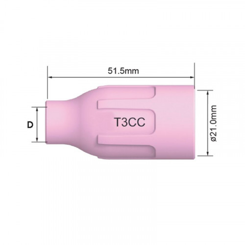 Сопло стандартное PARKER №6 для T3/T5W (d=10x51.5 мм)