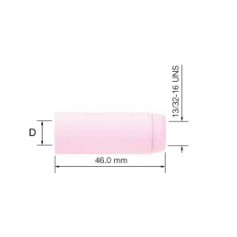 Сопло керамическое PARKER №12 для SGT 17/18/26/125M/250M/225F (d=19.0x46.0 мм, 10N44)