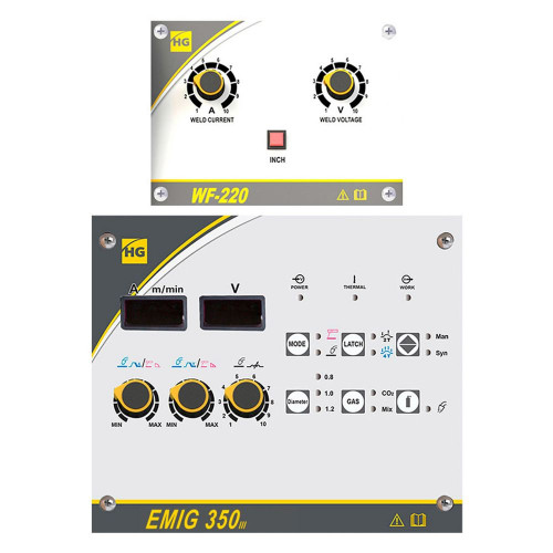 Сварочный полуавтомат HUGONG EMIG 350 III (380В, 350А, ПВ=80%, 0.8-1.6 мм)