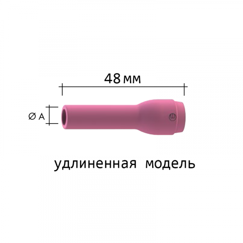 Сопло керамическое ABICOR BINZEL ABITIG 9/20 №6 (9.5х48мм, 10шт.)