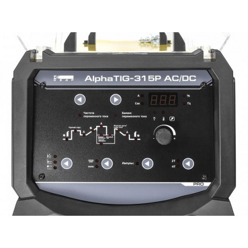 Аргонодуговой аппарат КЕДР AlphaTIG-315P AC/DC (10-315А, 380В, ПВ 60%)