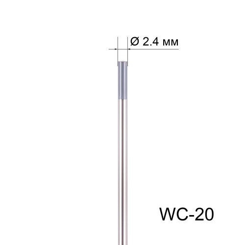 Вольфрамовые электроды FoxWeld WС-20 (2.4x175мм)