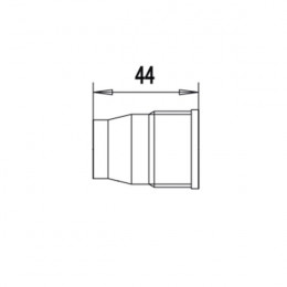 Керамический адаптер Abicor Binzel для сопел 778.1186/778.1187 (горелка ABITIG 300 W MT)