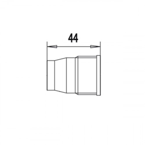 Керамический адаптер Abicor Binzel для сопел 778.1186/778.1187 (горелка ABITIG 300 W MT)