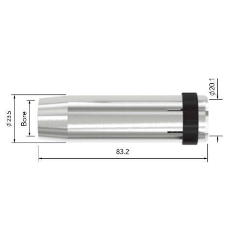 Сопло коническое горелки PARKER SVA-UDU3600 (D16.0/83.2/1.7 мм, латунь, упаковка 5 шт.)