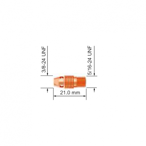 Корпус цанги для горелки PARKER SGT 9/20 (1.6x21.0 мм )