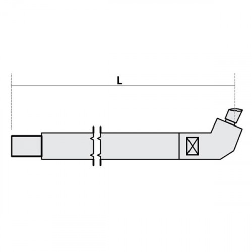 Нижнее плечо наклонное Fubag (d=22 х 125 мм, для серии SG 4-6)