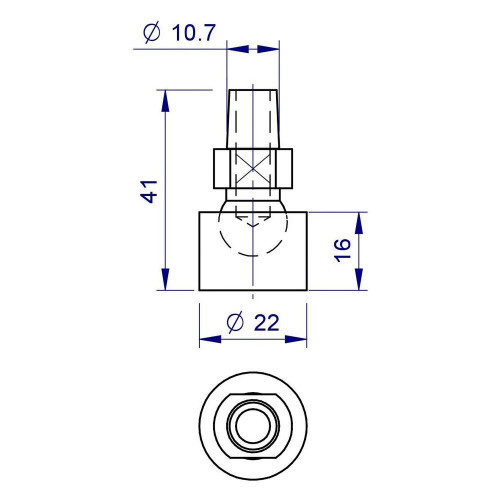 Электрод TECNA 3835 (фасонный, ж/о, для плеч 7512-7515)