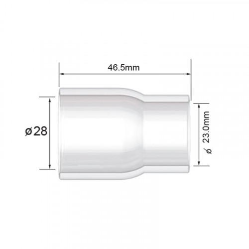 Сопло кварцевое PARKER Super Series №18 для T3/T5W (d=28.0x46.5 мм, упаковка 5 шт.)