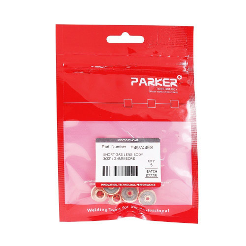 Держатель цанги Parker (d=2.4x10.4 мм, 9/16"-18 UNF/5/16"-24 UNF, короткая газ.линза, упаковка 5 шт.)